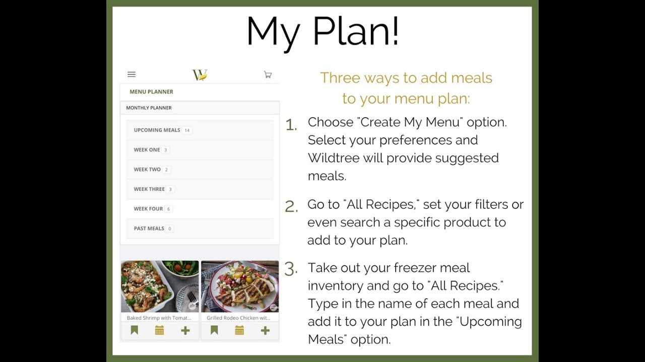 monthly menu planner app
