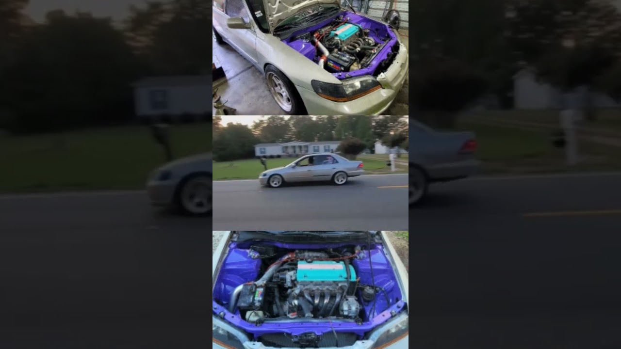 Двигатель F20B раскручивается до 8000 об/мин! 