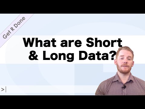 Get R Done | R Stats Tutorials: What are Short and Long Data Formats?
