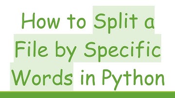 How to Split a File by Specific Words in Python