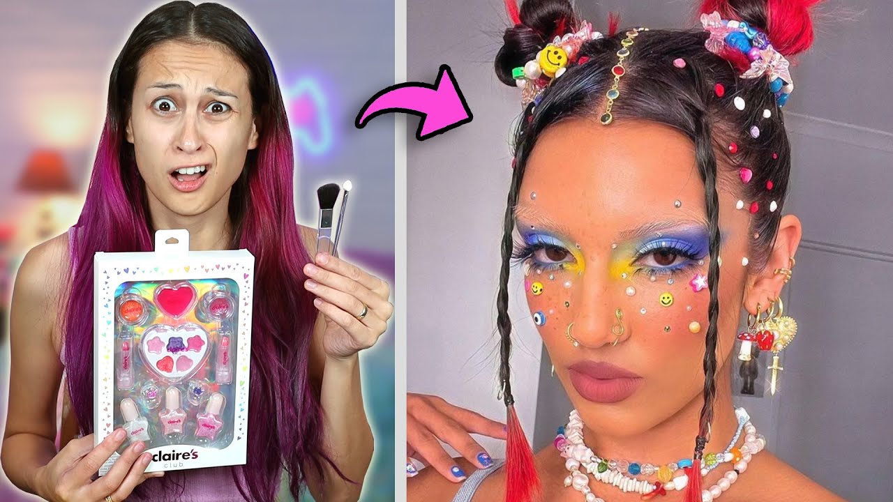 Kan Ik Deze Look Namaken Met Alleen Maar Kinder Make-Up? - Youtube