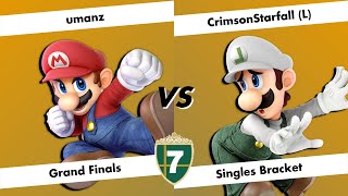 Seven Stocks at Seven Oaks - Grand Finals - umanz (Mario) vs CrimsonStarfall (Luigi)