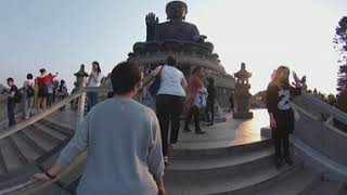 360° Tour of Tian Tan Buddha (at the top) Hong Kong