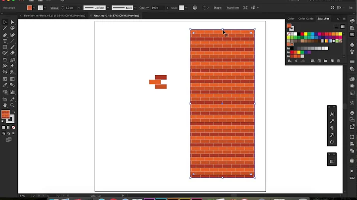 Make A Brick Pattern in Adobe Illustrator