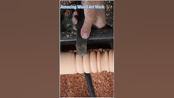 AMAZING WOOD ART Wood Lathe Machine Creative Design working