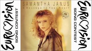 Samantha Janus | A Message To Your Heart | Eurovision Song Contest | United Kingdom | 1991 chords