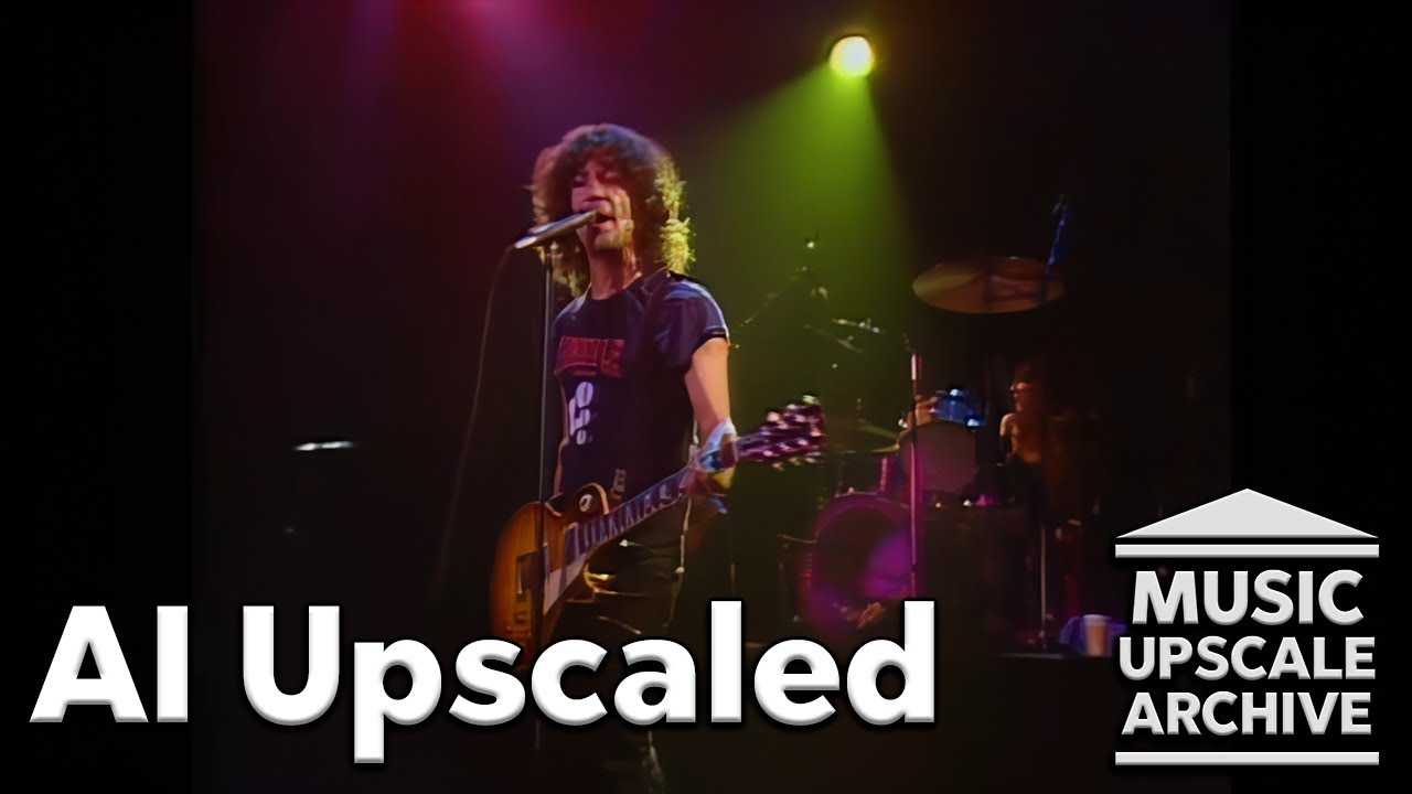 Billy Squier - Lonely Is The Night (Live - 1982) 1080p60fps AI Upscale Example