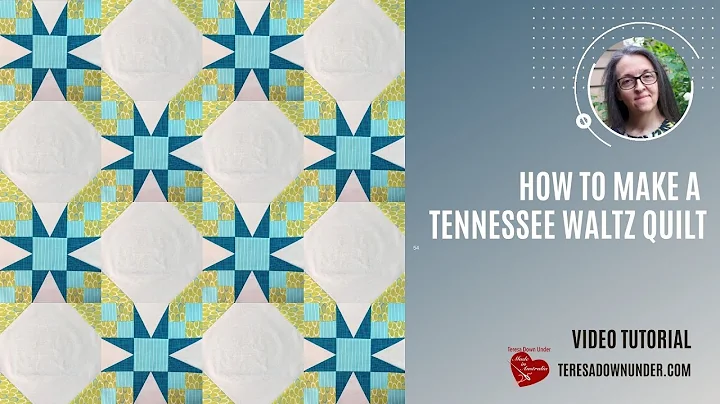 Tennessee Waltz quilt video tutorial