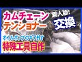 ⑫異音が直らない..。カムチェーン テンショナー ガイドローラー　オイルポンプギアの交換！スーパーカブ50プロ（AA04）