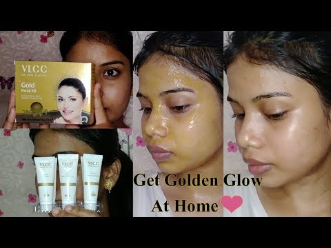 VLCC Gold Facial Kit Review & Step By Step Facial At Home For Glowing Skin(Hindi)//OwnStyle -