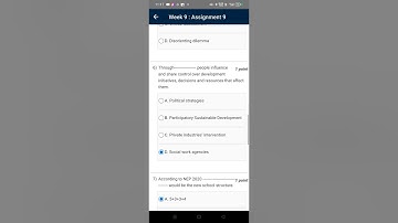 NPTEL course education for sustainable development || week 9 assignment || engineering courses|