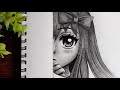 رسم فتاة أنمي لطيفة درس رسم سهل بالقلم الرصاص خطوة بخطوة