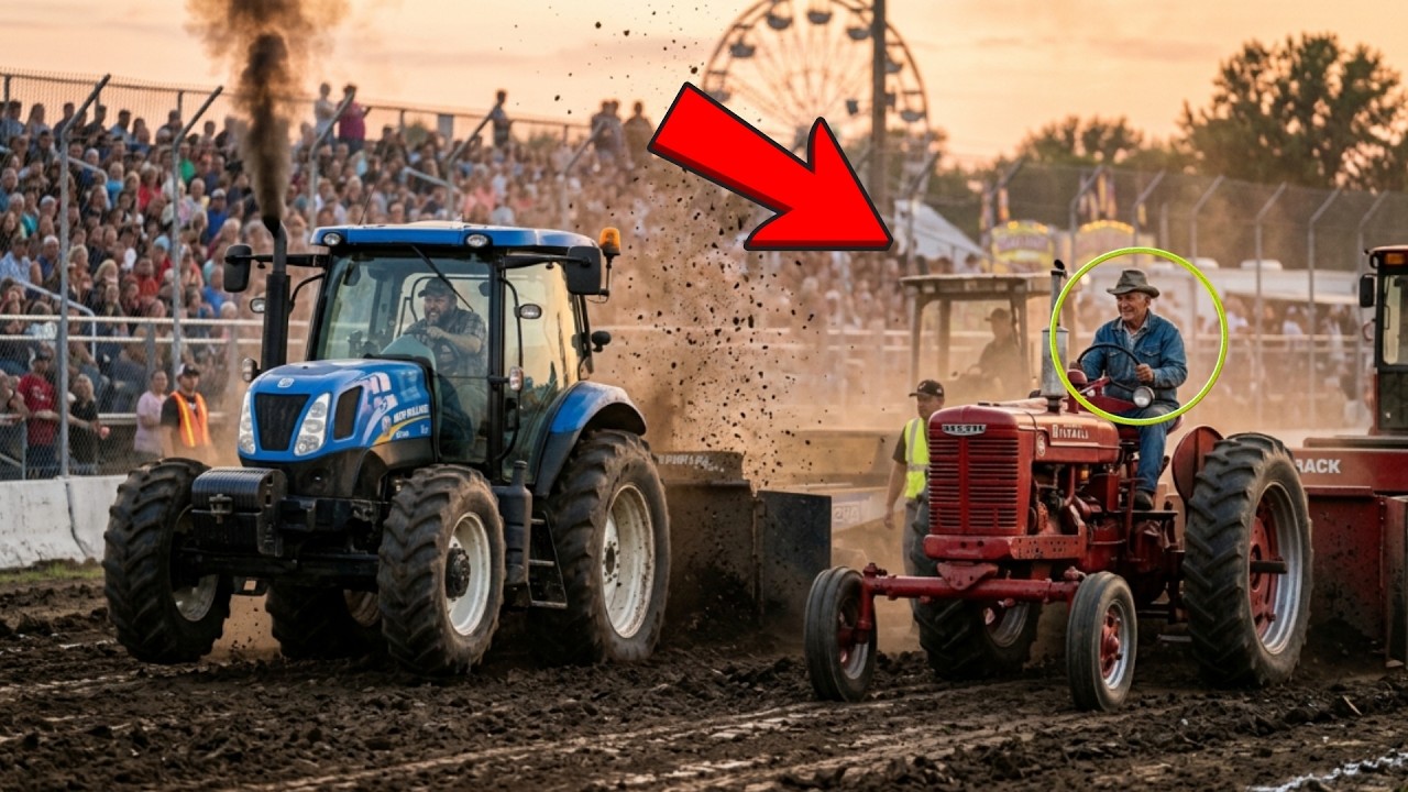 He Thought His New Holland T6 Was Unstoppable | Tractor Pull Goes Wrong