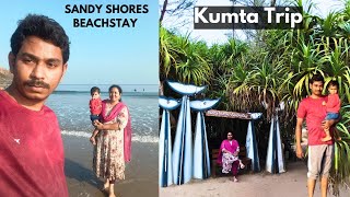 Kumta Trip🏖️Sandy Shores Beach Stay🌊🌴🐚Sunrise View🌅TentHouse Stay⛺Campfire🔥Adventure Fun Activities😱
