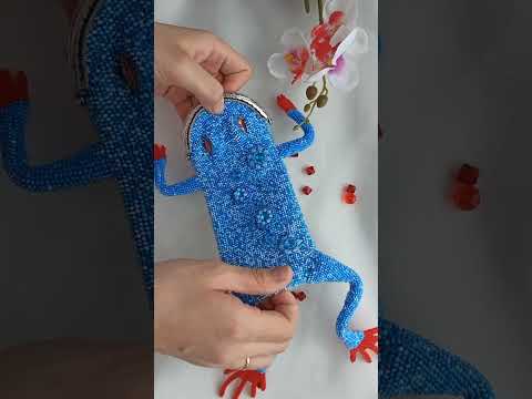Эта Сумка-лягушка уже нашла свою хозяйку. Возможен повтор на заказ в любом цвете и размере. #бисер