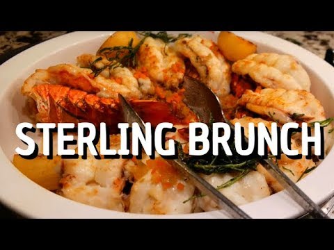 BALLY'S STERLING SUNDAY BRUNCH LAS VEGAS BUFFET REVIEW - YouTube