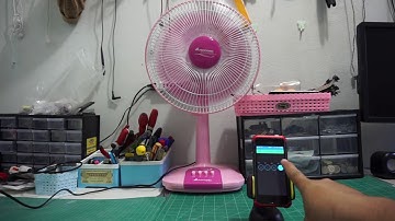 เปิด-ปิดพัดลมผ่านโทรศัพท์มือถือ แอพพลิเคชั่น Blynk