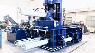 Fully Automatic Iron Scrap Baling Machine Made In America
