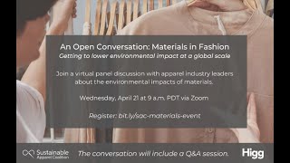 An Open Conversation: Materials in Fashion
