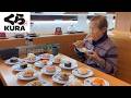 Eating at the World's Largest REVOLVING SUSHI Restaurant in Japan