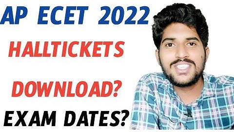 Ap Ecet 2022 Halltickets Released Today Download here | Exam Dates | bsd telugu tech