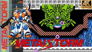 Gravity Armor Metal Storm (NES 1991) - Action, Platformer | Walkthrough Longplay Playthrough 4K @Retronomicon