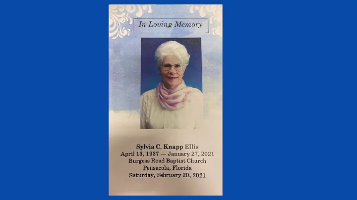 Sylvia Ellis Memorial Service