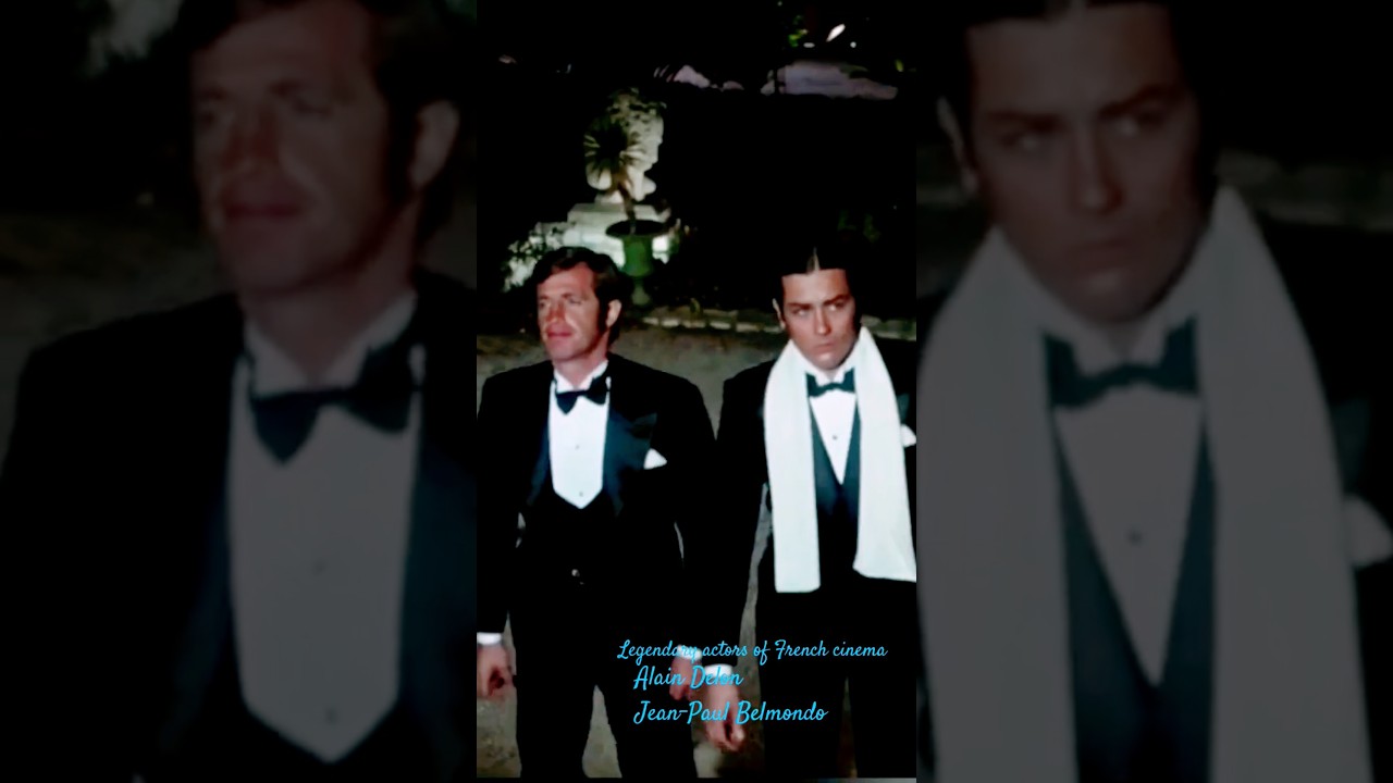 Superstars Alain Delon Jean-Paul Belmondo 60s80s