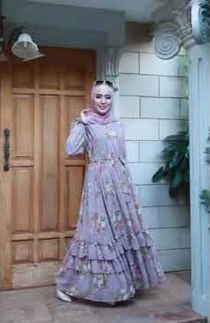 gamis maxy dress  #gamis umpak keliling# gamis motif bunga