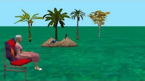 ( Message to the rain-  Via Oracle Alice 3) by: Amany Elshorbagy