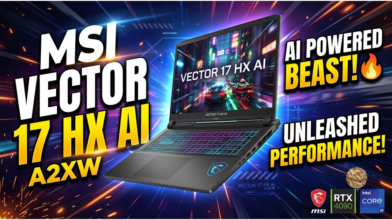 MSI Vector 17 HX AI Gaming Test | RTX 5090 + Intel Ultra 9 