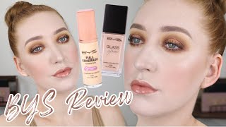 BYS GLASS GLOW VS FULL COVERAGE FOUNDATION REVIEWS ✨