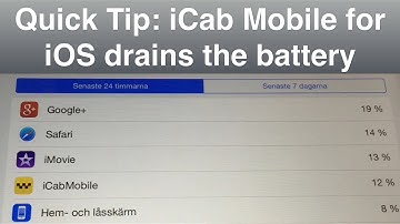 Quick Tip: iCab Mobile for iOS drains the battery a lot even if you don