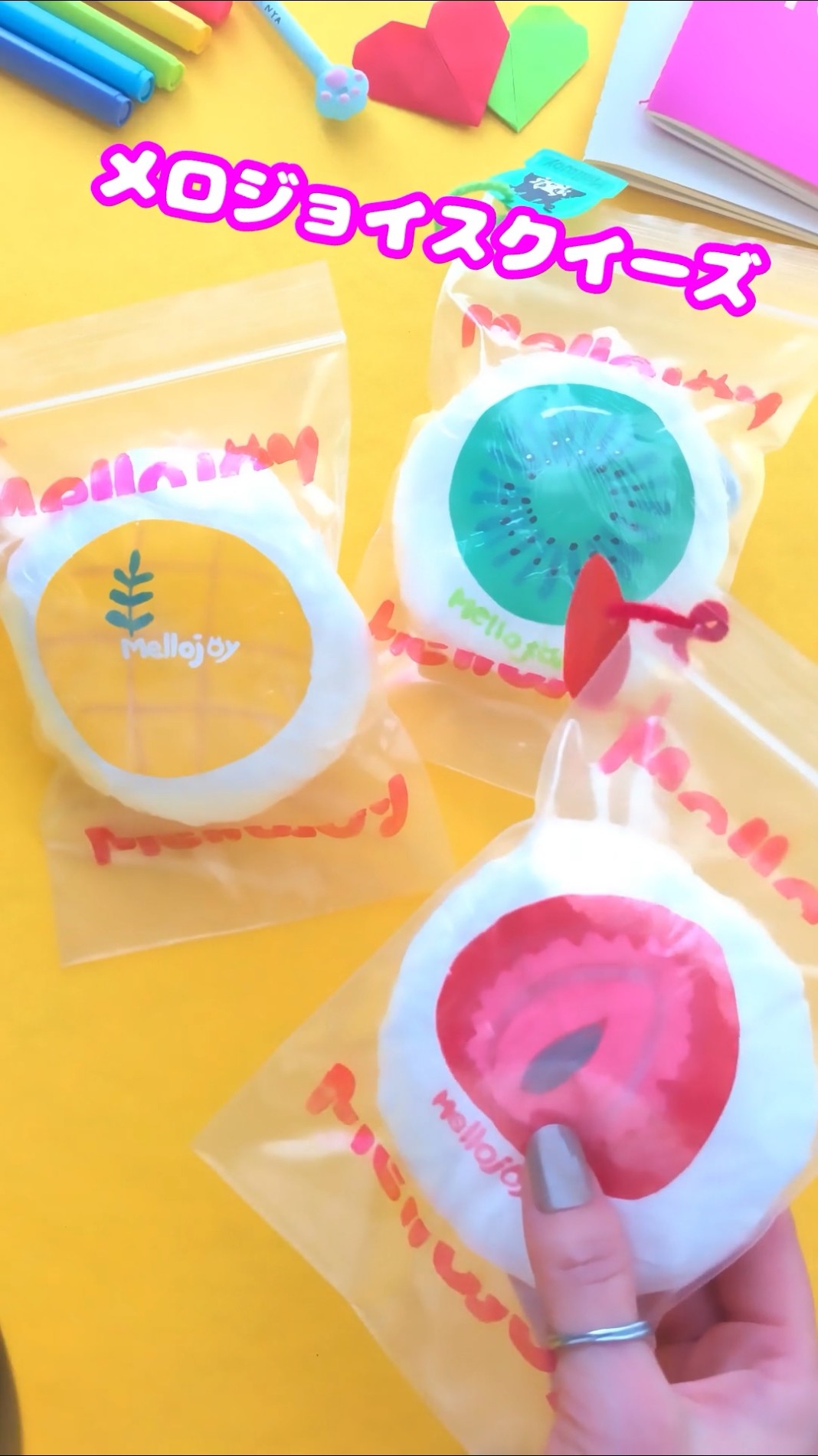 I made a Melojoy squishy by hand!! #MelojoySquishy #Origami