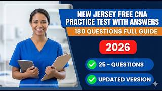 New Jersey Free CNA Practice Test 2026 | 180 Questions and Answers Full Exam Guide Review