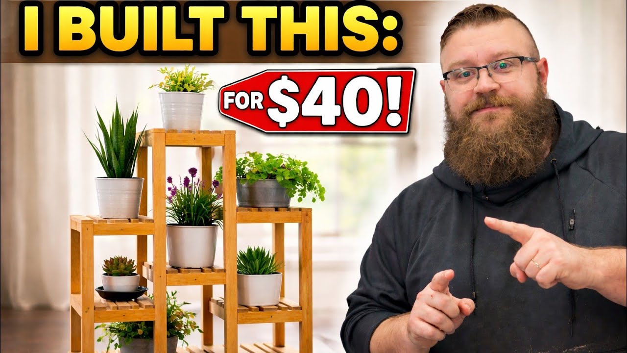 Я сделал подставку для растений за 40 долларов, которая обошлась мне в 140 долларов.