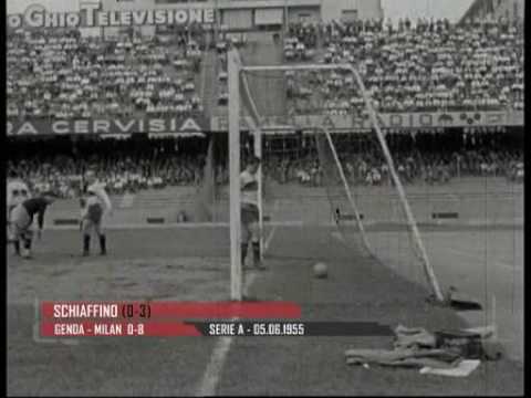 Genoa - Milan 0-8, the 5th of June 1955