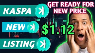 Kaspa Secures New Exchange Listing:  Crescendo Upgrade Sees Massive Leap | GET READY for New Price