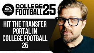 HOW TO HIT THE TRANSFER PORTAL IN COLLEGE FOOTBALL 25 ROAD TO GLORY 2025! (FULL GUIDE)