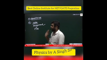 Best Online Institute of Physics NET GATE Exam Prepration