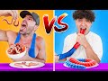 Real Food VS Gummy Food Challenge (EXTREME)