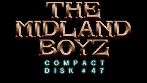 Atari ST Compacted Disk (CD) Scrollers [983] The Midland Boyz CD #047