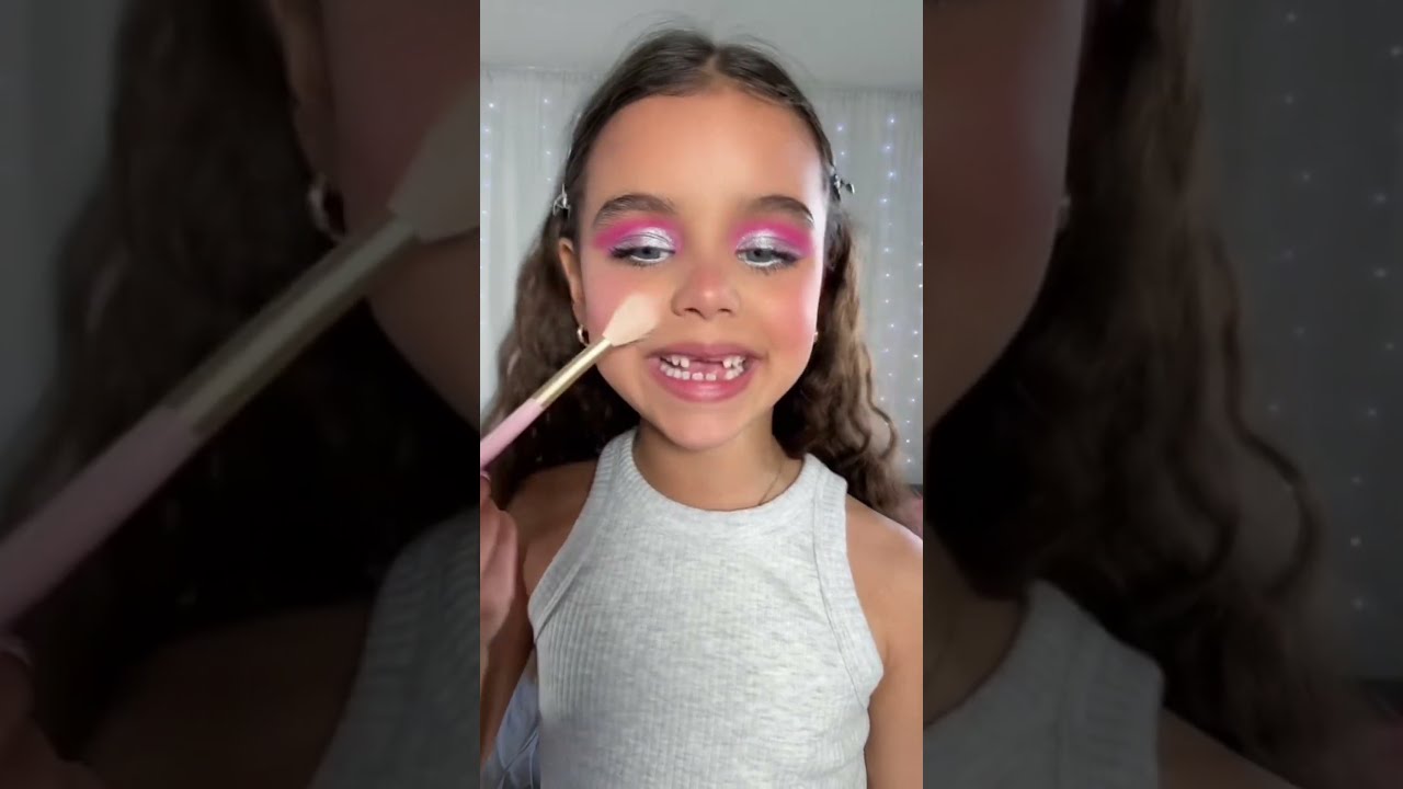 Barbie Makeup Transformation By 6 Year Old Kassie