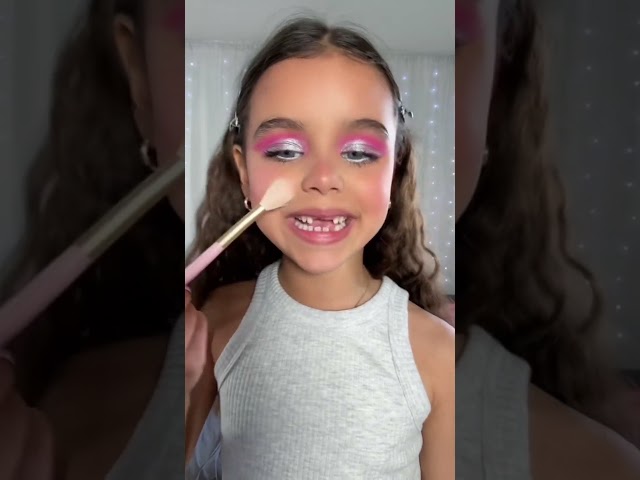 Barbie Makeup Transformation | Makeup By 6 Year Old Kassie class=