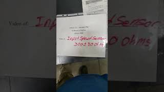 Input speed sensor