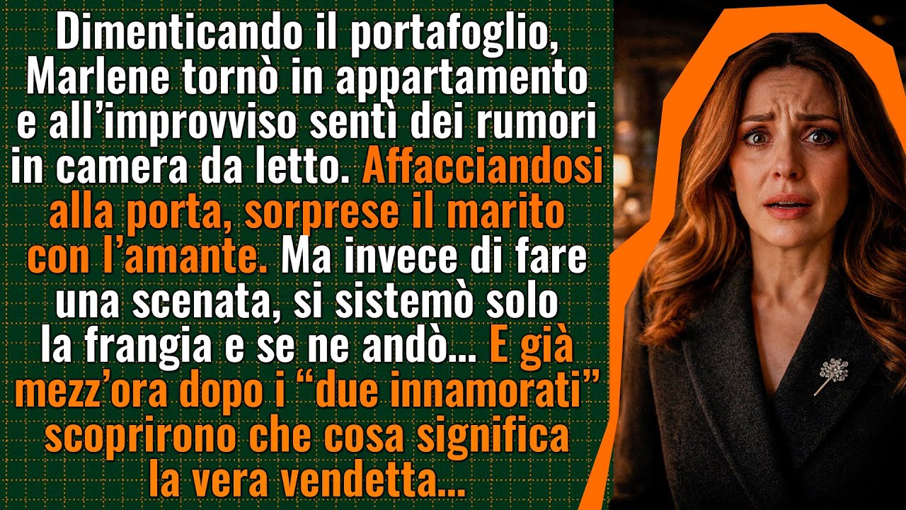 Lei sorprese il marito con l’amante in camera da letto, ma se ne andò in silenzio. Già mezz’ora dopo