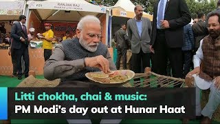 Litti chokha, chai & music: PM Modi's day out at Hunar Haat screenshot 3