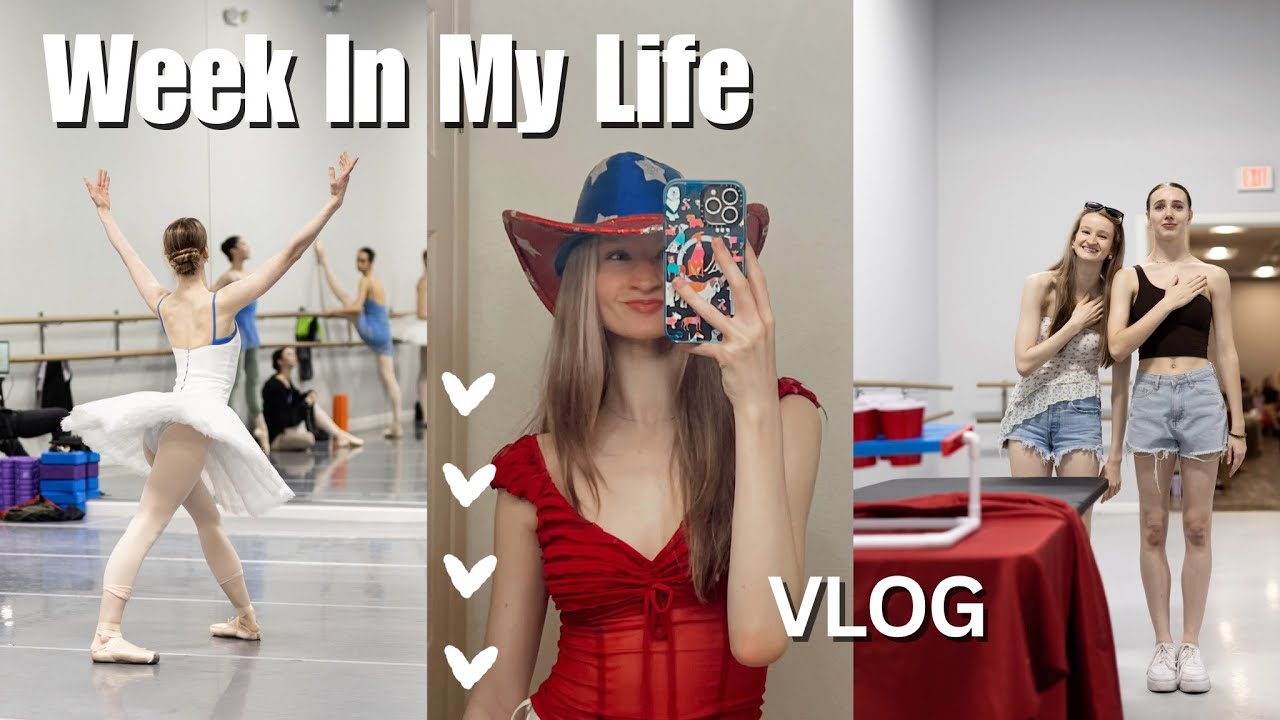 Неделя в моей жизни | летний интенсив, мой день рождения, 4 июля! 