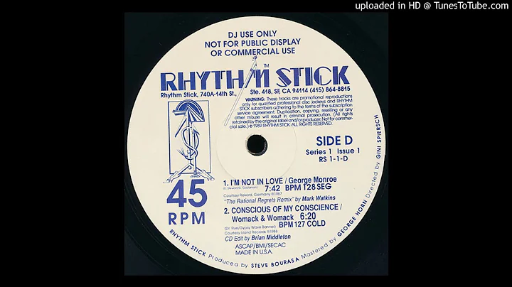 George Monroe - I'm Not In Love (Rhythm Stick Vers...