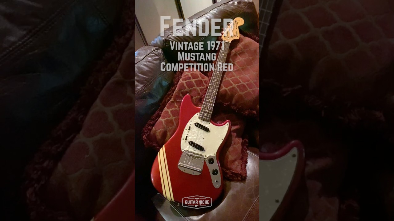 🔥 FOR SALE! 🔥 1971 Fender Mustang in Competition Red
